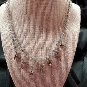 New, Chloe + Isabel Starry night chocker necklace